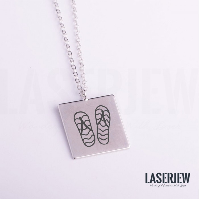 Beach Slippers Necklace