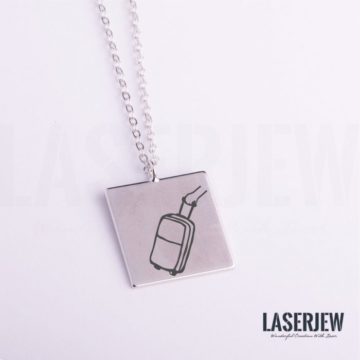 Suitcase Necklace
