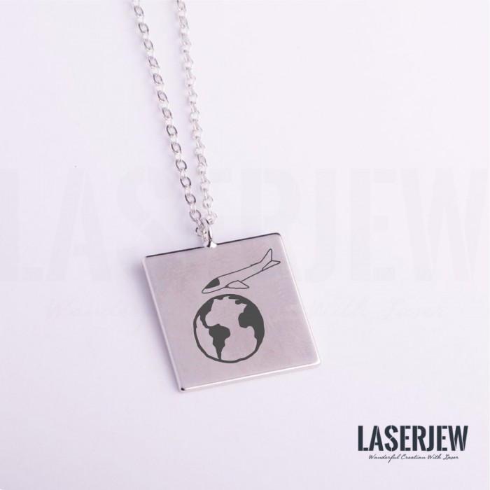 Airplane Necklace That Travels The World