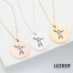 Man Playing Baseball Necklace
