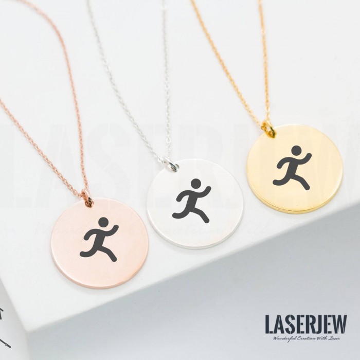 Running Human Necklace