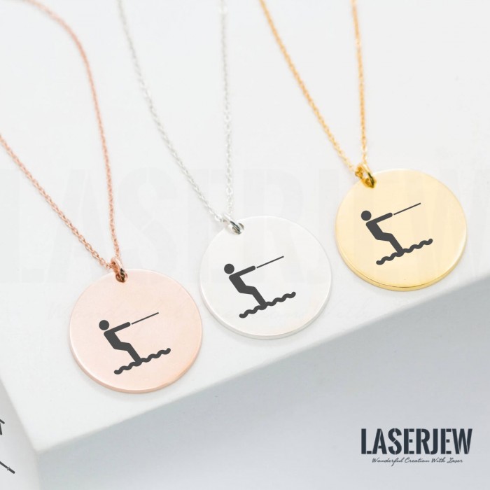 Water Skiing Human Necklace