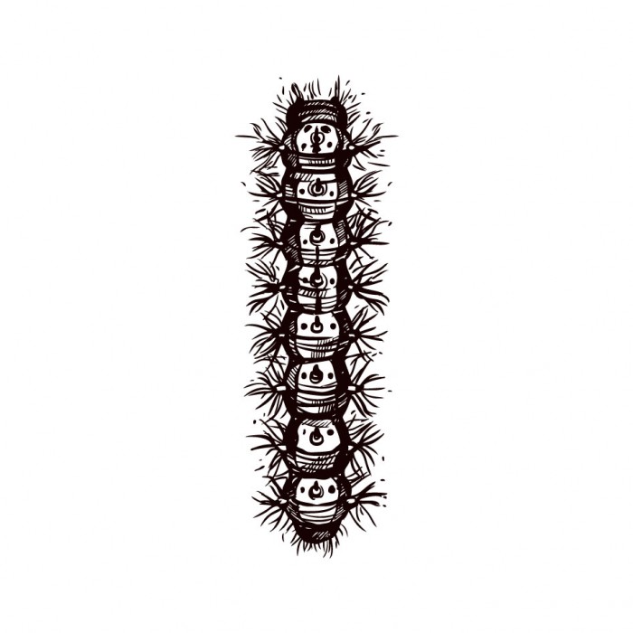 Caterpillar Necklace