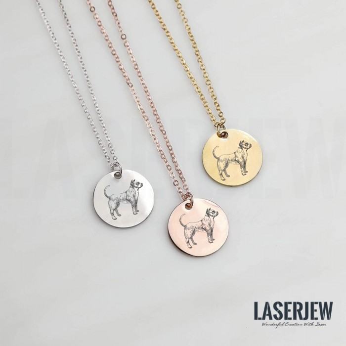 American Staff Breed Dog Necklace