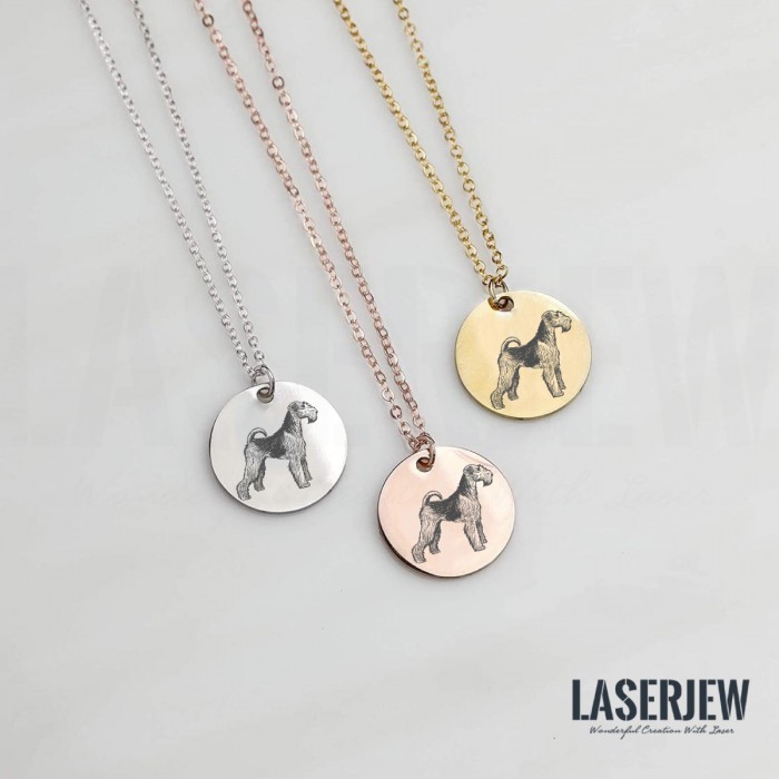 Airedale Terrier Dog Necklace