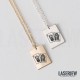 Illustration Skull Priest Girl Necklace