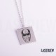 Illustration Masked Skull Necklace