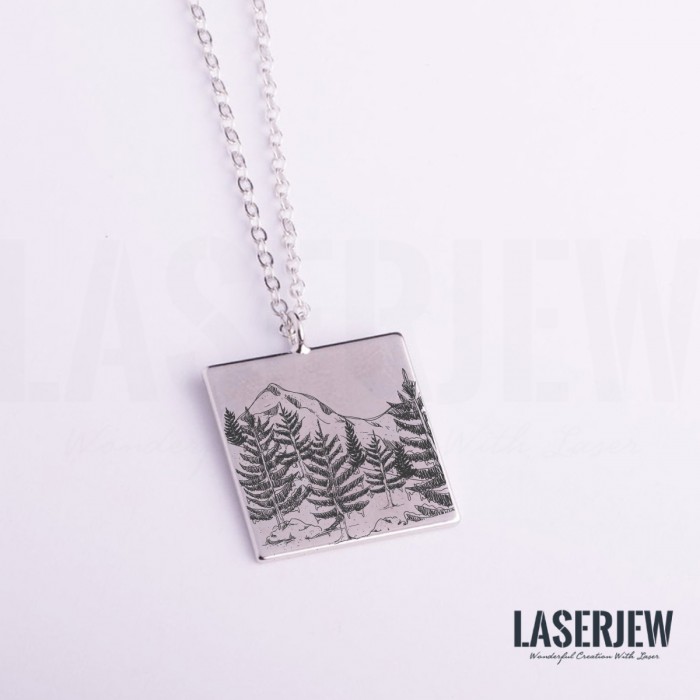 Illustration Jungle Necklace