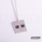 Illustration Eyes Necklace