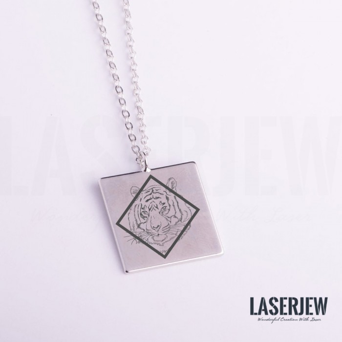 Illustration Tiger Necklace