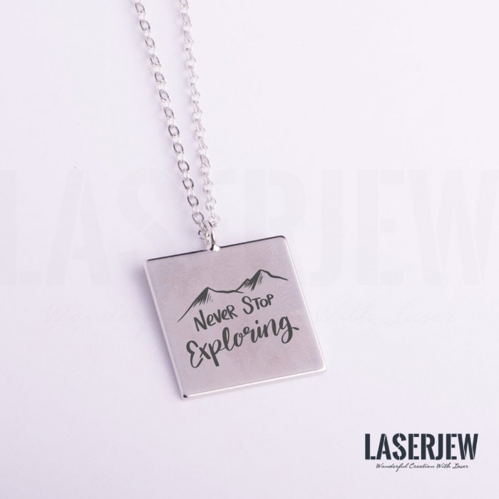 Illustration Adventure Discovery Necklace