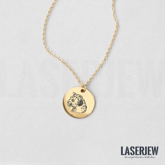 Illustration Leopard Necklace