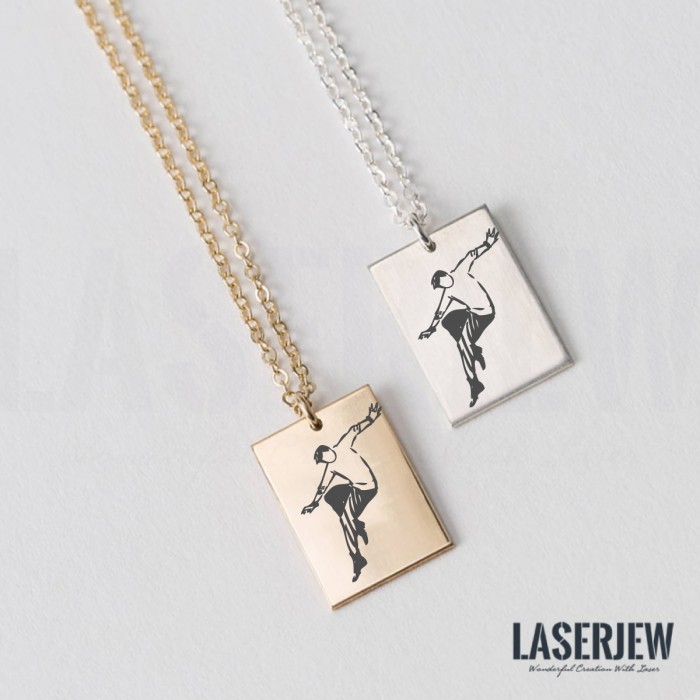 Illustration Dance Necklace