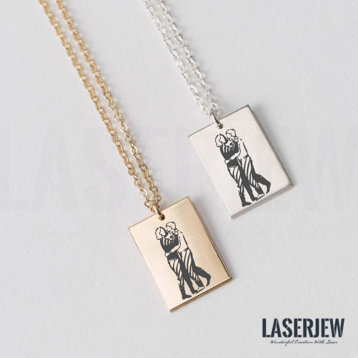Illustration Dance Necklace