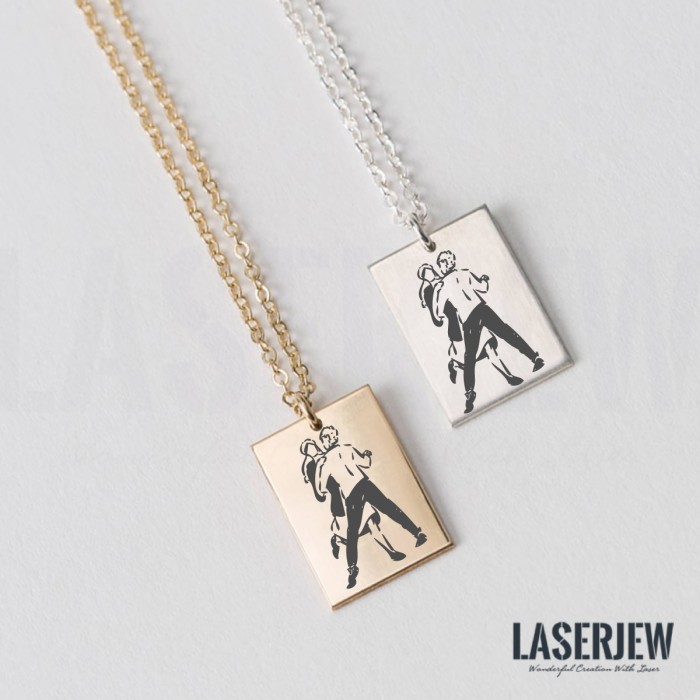 Illustration Dance Necklace