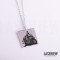 Illustration Motorcycle Man Necklace