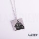 Illustration Motorcycle Man Necklace