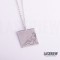 Illustration Nude Woman Necklace