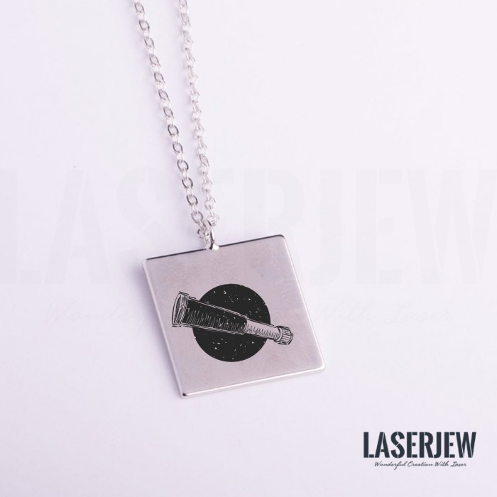 Illustration Telescope Necklace