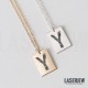Illustration Y Letter Necklace
