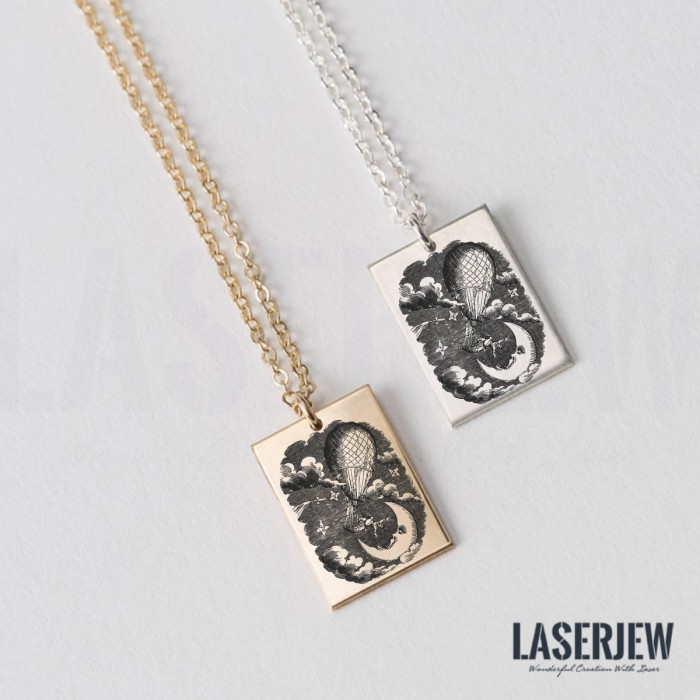 Illustration Moonlight Balloon Tour Necklace