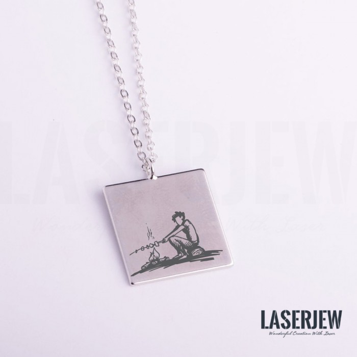 Illustration Campfire Necklace