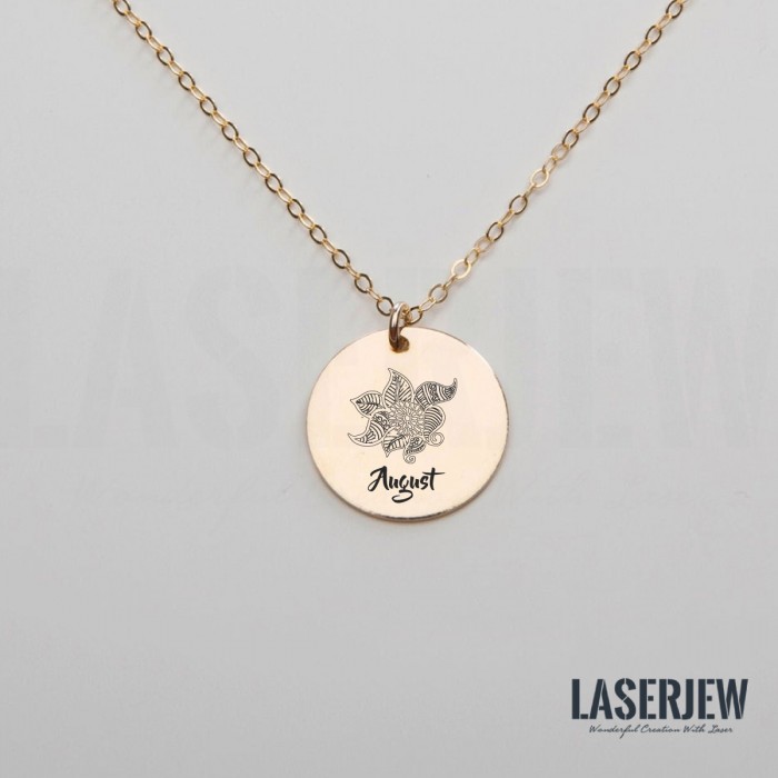 August Flower Necklace