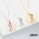 Illustration Football Player Goath Necklace
