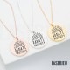 Illustration Be Positive Necklace