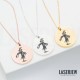 Illustration Scarecrow Necklace
